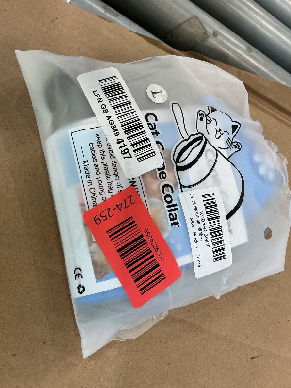Photo 1 of Toptakeit Soft Cat Cone Collar for Surgery Recovery - Blue