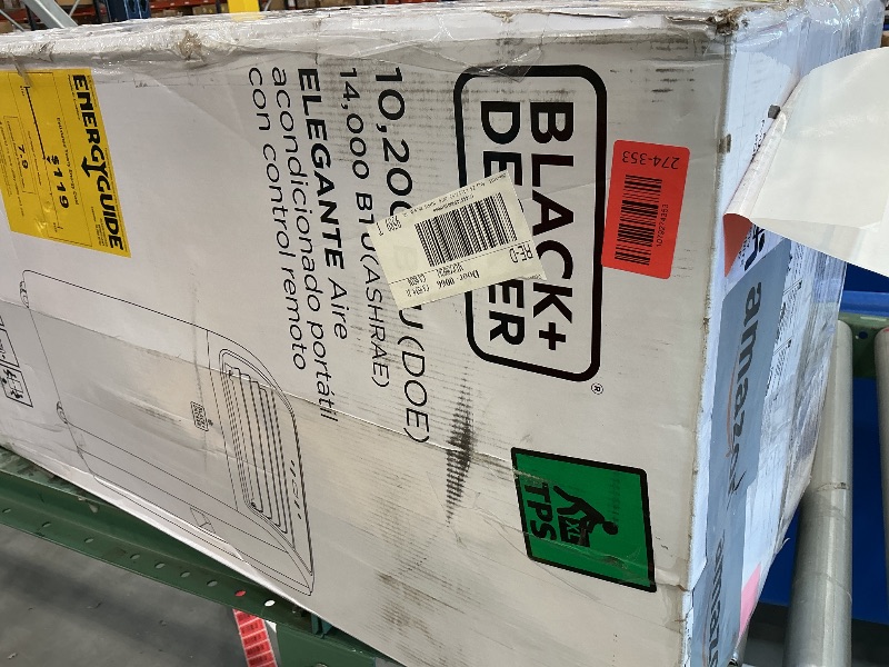 Photo 1 of BLACK+DECKER Smart Portable Air Conditioner, 14,000 BTU, BPACT14WT, White