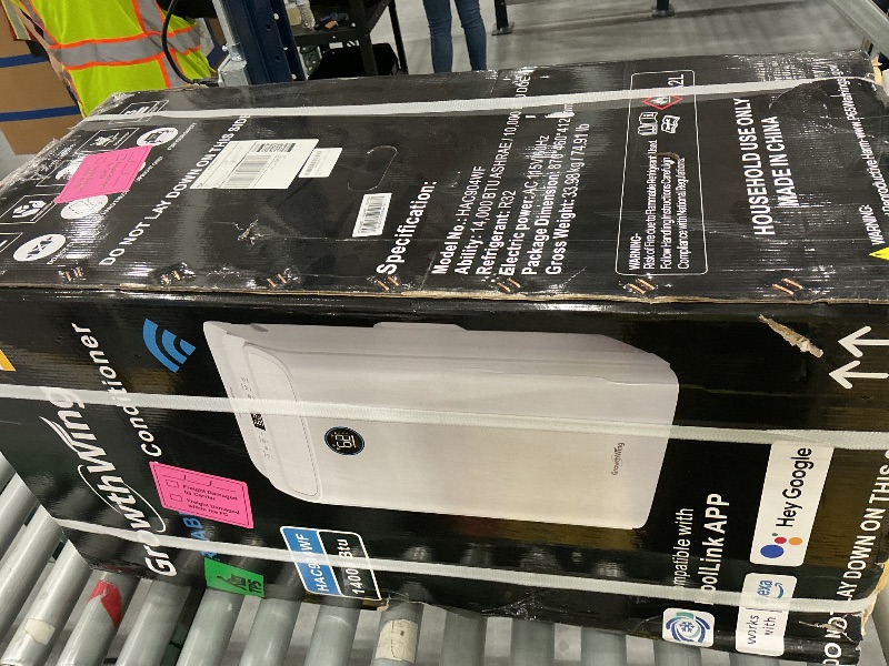 Photo 1 of GrowthWing 14,000 BTU Smart WiFi Portable Air Conditioner