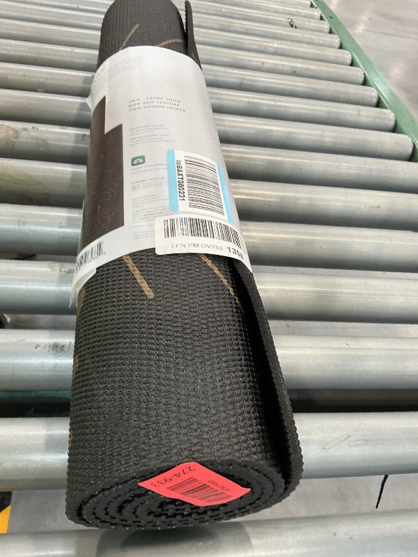 Photo 1 of Gaiam Reversible Yoga Mat, 6mm Thick Print Mat (Cosmic Energy)