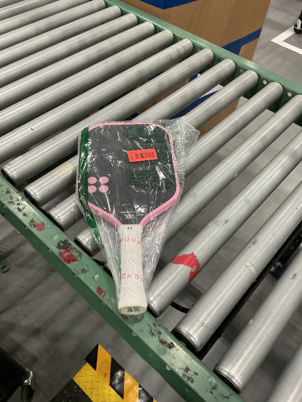 Photo 1 of Holbrook Power Pro Elite Pink Pickleball Paddle: USAPA Approved, Carbon Fiber Surface, Power, Control, Spin, Edgecraft Foam Polypropylene Honeycomb Core - 14mm