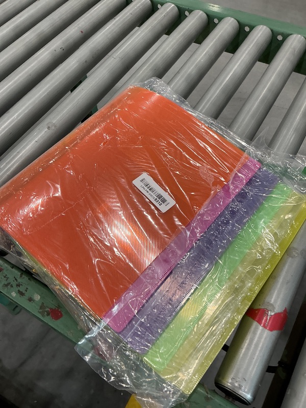 Photo 1 of Fulmoon 6 Pack 0.5 Inch Plastic 3 Ring Binders