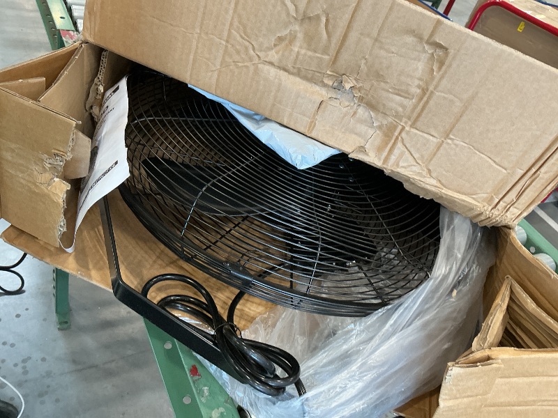 Photo 1 of Tornado 20 Inch Outdoor Rated IPX4 Water-Resistant High Velocity Fan Industrial Workstation Wall Mount Fan For Commercial, Industrial, Residential, Greenhouse Use 3 Speed 4750 CFM UL Safety Listed
