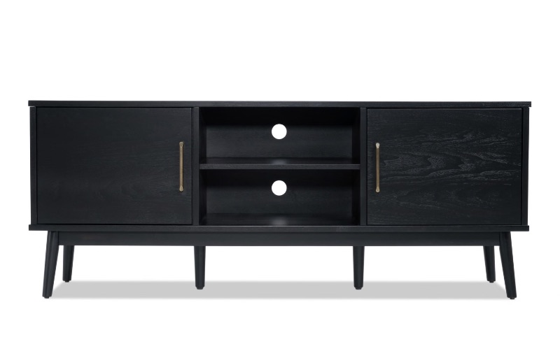 Photo 1 of Bettie 60'' Black Fully Assembled TV Console