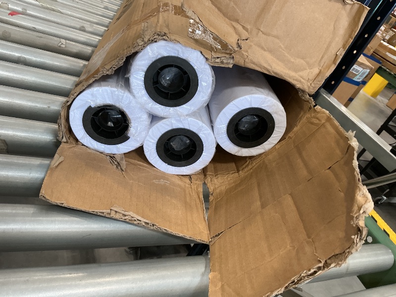 Photo 1 of VOISEN Wide Format Paper,4 Rolls Plotter Paper 36 In x 150 Ft, CAD Bond Rolls,20lb,Bond Paper on 2" Core for CAD Printing on Wide Format Ink Jet Printers