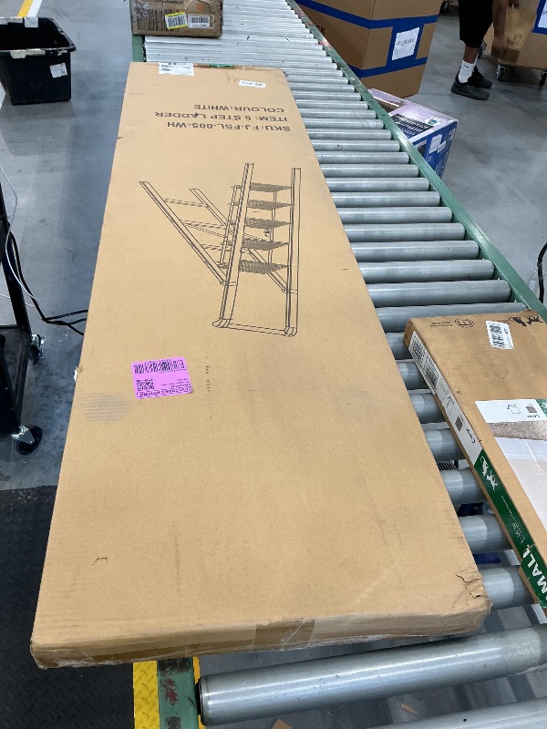 Photo 1 of HBTower 5 Step Ladder, Lightweight Aluminum Folding Step Stool