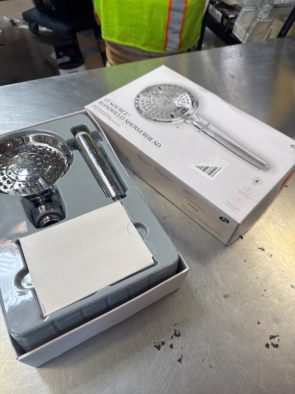 Photo 1 of T3 Source Hand-Held Showerhead | Adjustable Hand Held Chrome Shower Head with Chlorine Filter | Mineral Filter Reduces Free Chlorine and Hydrogen Sulfide