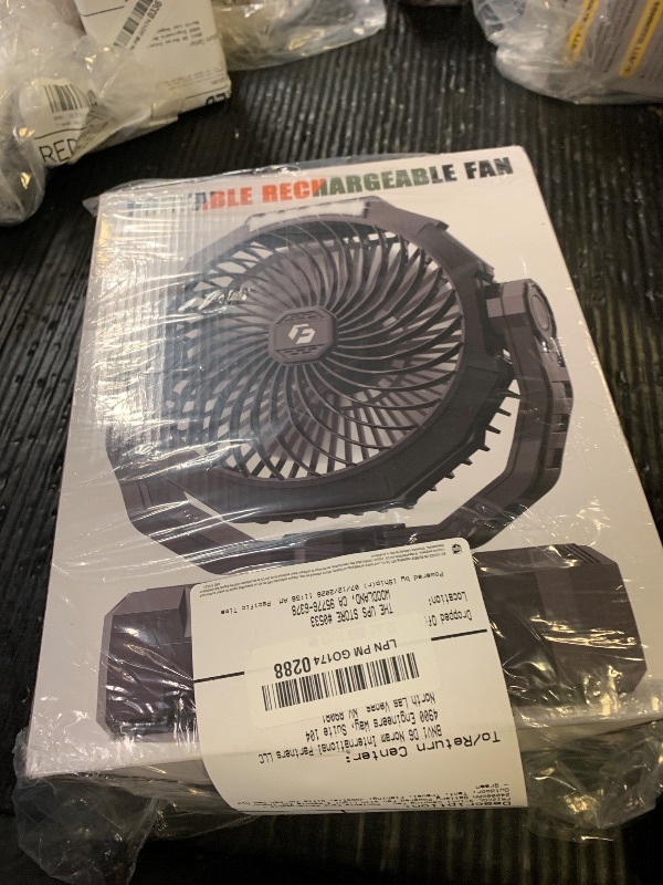 Photo 1 of FRIZCOL 3-in-1 Camping Fan - Portable Fans Rechargeable - 24000mAh Battery Powered Fan with Light & Remote for Indoor, Outdoor, Tent, Travel, Fishing, Jobsite, Gifts for Men Dad Him - Green