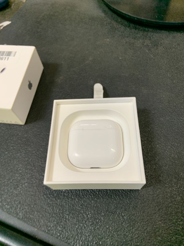 Photo 1 of Apple AirPods 4 Wireless Earbuds, Bluetooth Headphones, Personalized Spatial Audio, Sweat and Water Resistant, USB-C Charging Case, H2 Chip, Up to 30 Hours of Battery Life, Effortless Setup for iPhone
