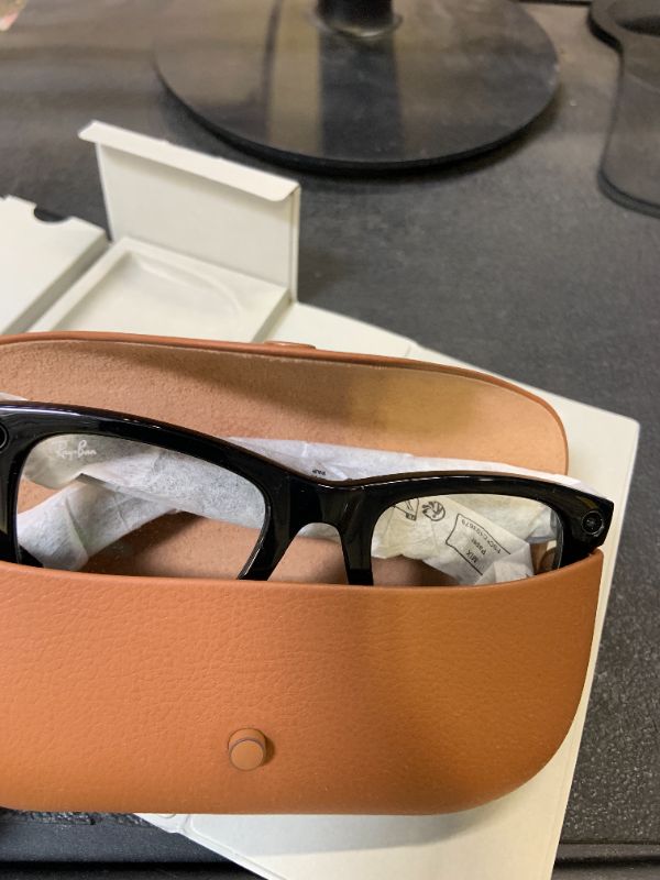 Photo 1 of Meta Ray-Ban (Gen 2), Wayfarer, Shiny Black | Smart AI Glasses for Men, Women — 2x Battery Life — 3K Ultra HD — 12 MP Camera, Audio, Video Recording — Transitions® Graphite Green Lenses — Sunglasses