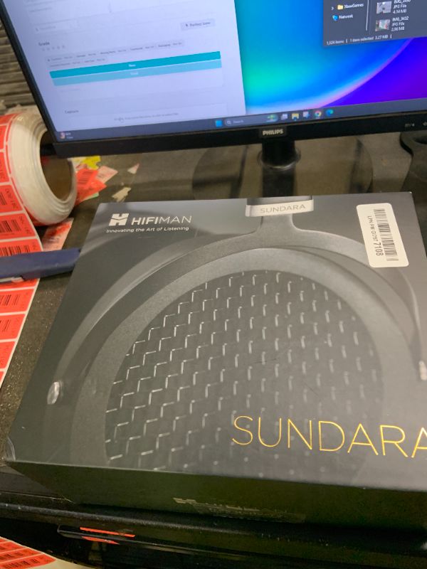 Photo 1 of HIFIMAN SUNDARA Hi-Fi Headphone with 3.5mm Connectors, Planar Magnetic, Comfortable Fit with Updated Earpads-Black, 2020 Version