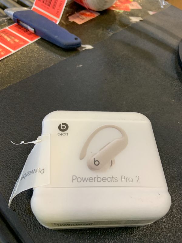 Photo 1 of Beats Powerbeats Pro 2 - Wireless Noise Cancelling Workout Earbuds with Secure- Fit Earhooks, Up to 45-Hour Battery with Charging Case, Sweat & Water Resistant, Heart Rate Monitoring - Quick Sand