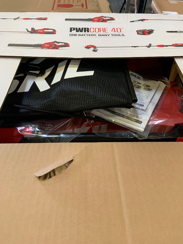 Photo 1 of SKIL PWR CORE 40 Brushless 40V 20-Inch Self-Propelled Mower Kit, Includes 6.0Ah Battery and Auto PWR JUMP Charger - SM4910C-11