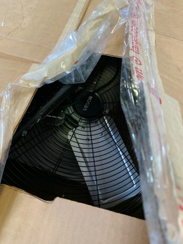 Photo 1 of VEVOR 2 PCS Floor Fans, 3 Speeds High Velocity Heavy Duty 20 Inch Industrial Fan, 4800 CFM 360° Adjustable Tilt 21.33 ft/sec Airflow Large Metal Fan, for Gym, Home, Garage, Commercial Shop & Bedroom