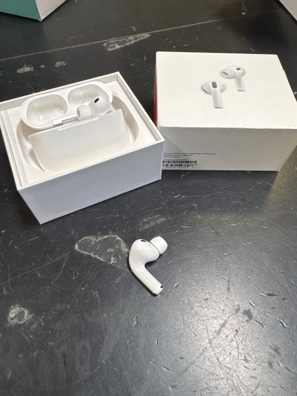 Photo 1 of Apple AirPods Pro 3 Wireless Earbuds, Active Noise Cancellation, Live Translation, Heart Rate Sensing, Hearing Aid Feature, Bluetooth Headphones, Spatial Audio, High-Fidelity Sound, USB-C Charging
