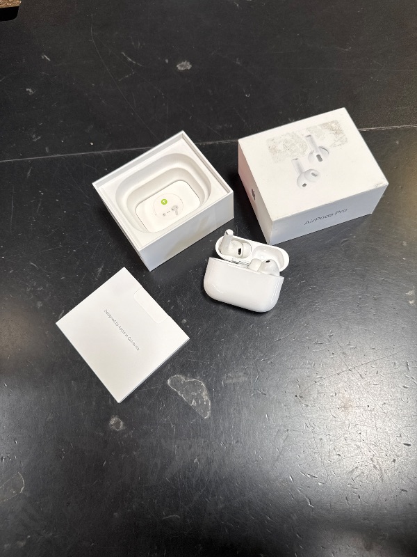 Photo 1 of Apple AirPods Pro 3 Wireless Earbuds, Active Noise Cancellation, Live Translation, Heart Rate Sensing, Hearing Aid Feature, Bluetooth Headphones, Spatial Audio, High-Fidelity Sound, USB-C Charging