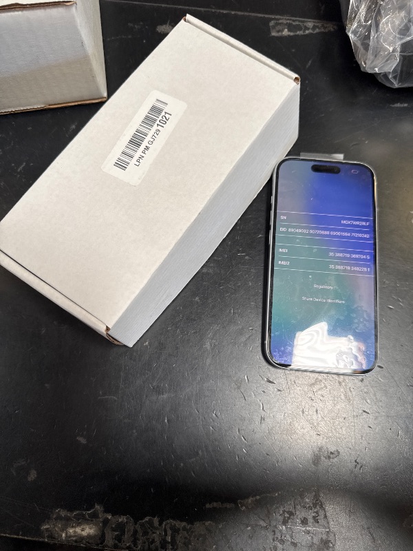 View 2 of Apple iPhone 15, 128GB, Blue - Unlocked (Renewed)