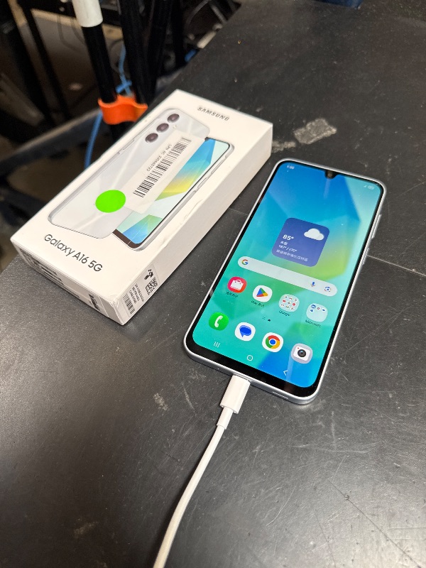 Photo 1 of Samsung Galaxy A16 5G A Series, Unlocked Android Smartphone, Large AMOLED Display, Durable Design, Super Fast Charging, Expandable Storage, 5G Connectivity, US Version, 2025, Light Gray