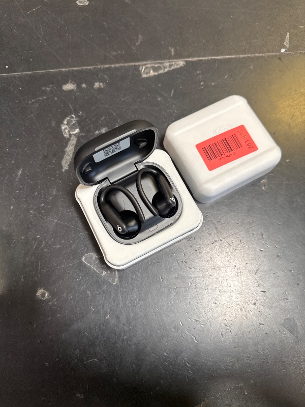 Photo 1 of Beats Powerbeats Pro 2 - Wireless Noise Cancelling Workout Earbuds with Secure- Fit Earhooks, Up to 45-Hour Battery with Charging Case, Sweat & Water Resistant, Heart Rate Monitoring - Jet Black