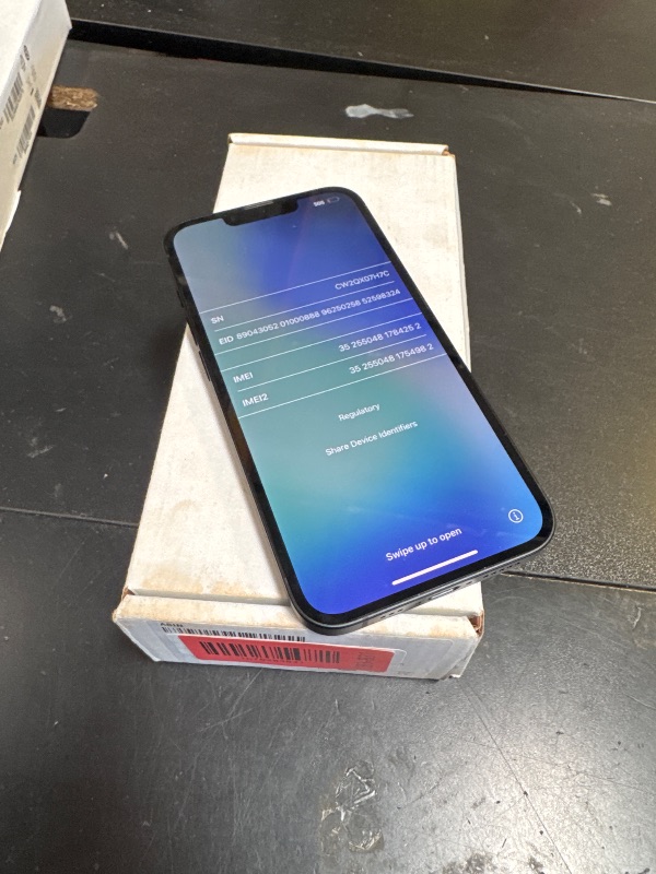 View 2 of Apple iPhone 16e, 128GB, Black - Unlocked (Renewed)