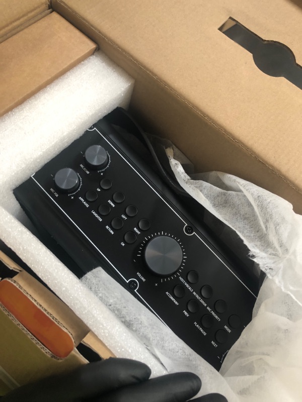 Photo 1 of Karaoke Machine for Adults, Built-in 10.1" HD Lyrics Screen, Supports WiFi Bluetooth HDMI USB and TF, Portable Karaoke Player with 2 Wireless Microphones for Home Party Family Gathering