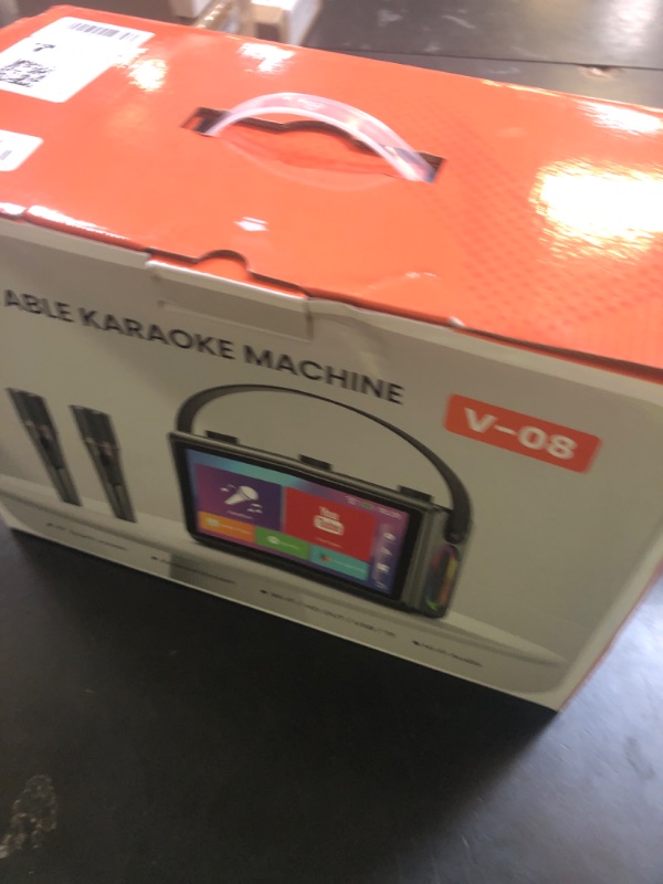 Photo 1 of Karaoke Machine for Adults, Built-in 10.1" HD Lyrics Screen, Supports WiFi Bluetooth HDMI USB and TF, Portable Karaoke Player with 2 Wireless Microphones for Home Party Family Gathering