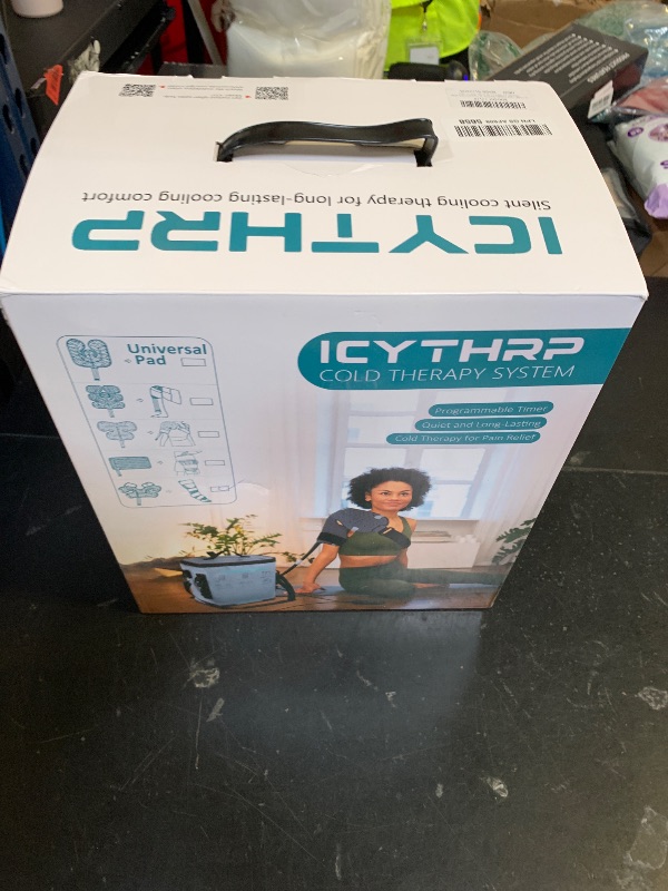 Photo 1 of ICYTHRP Ice Machine for Ankle After Surgery, FSA Eligible HSA, Cold Therapy Machine with Programmable Timer, Replacement Recovery System, Cryotherapy Pain Relief with Ankle-Specific Pad