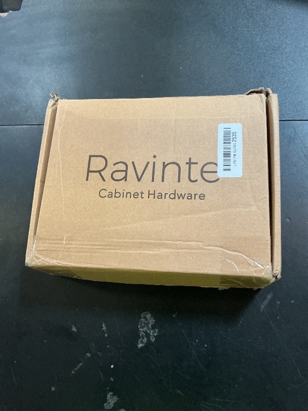 View 2 of Ravinte 60 Pack (30 Pairs) 1/2" Overlay (Variable) Cabinet Hinges, Self-Closing Semi-Concealed Face Mount, Matte Black Decorative Hardware with Door Bumpers for Kitchen & Cupboard Doors