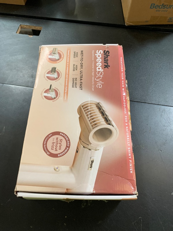 Photo 1 of Shark Hair Dryer | SpeedStyle | No Heat Damage Hair Styling Tool | 3 Styling Tools Included | Portable & Powerful Blow Dryer | Best for Straight & Wavy Hair | Silk | HD331