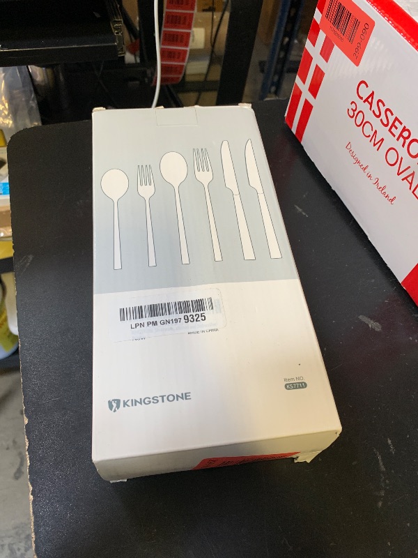 Photo 1 of KINGSTONE Silverware Set with Steak Knives, 36-Piece Forged Flatware Set Cutlery Set Premium Stainless Steel, Service for 6, for Kitchen, Home, Wedding, Party, Mirror Polished and Dishwasher Safe