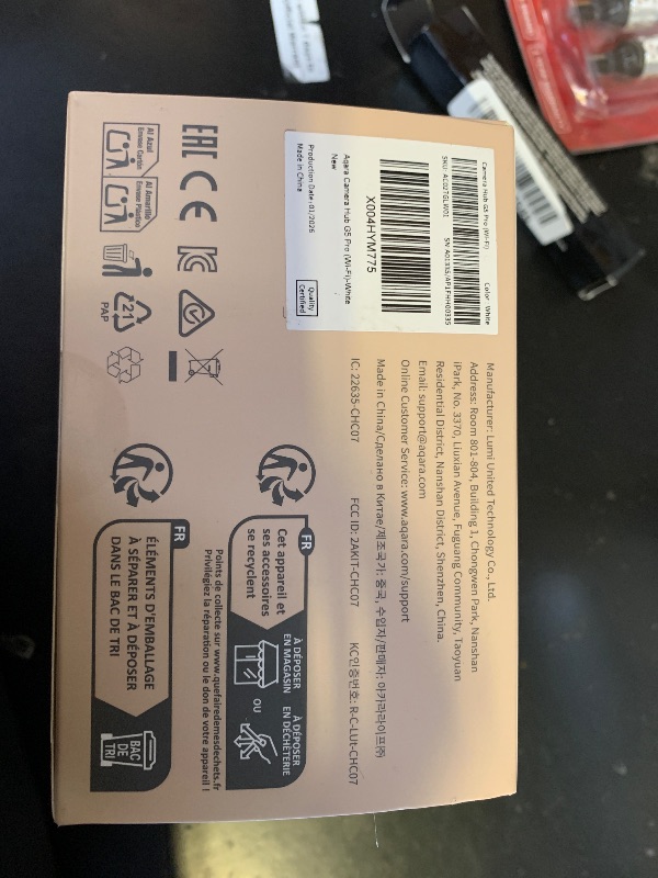 Photo 1 of Aqara 4MP Camera Hub G5 Pro WiFi, True Color Night Vision Security Camera Outdoor, 2.4/5Ghz WiFi, HomeKit Secure Video, Thread Border Router, Local Detection, Thread/Zigbee, Supports Alexa,Google Home