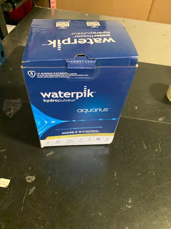 Photo 1 of Waterpik Aquarius Water Flosser For Teeth Cleaning, Gums, Braces, Dental Care, Electric Power With 10 Settings, 7 Tips For Multiple Users And Needs, ADA Accepted, White WP-660, Packaging May Vary
