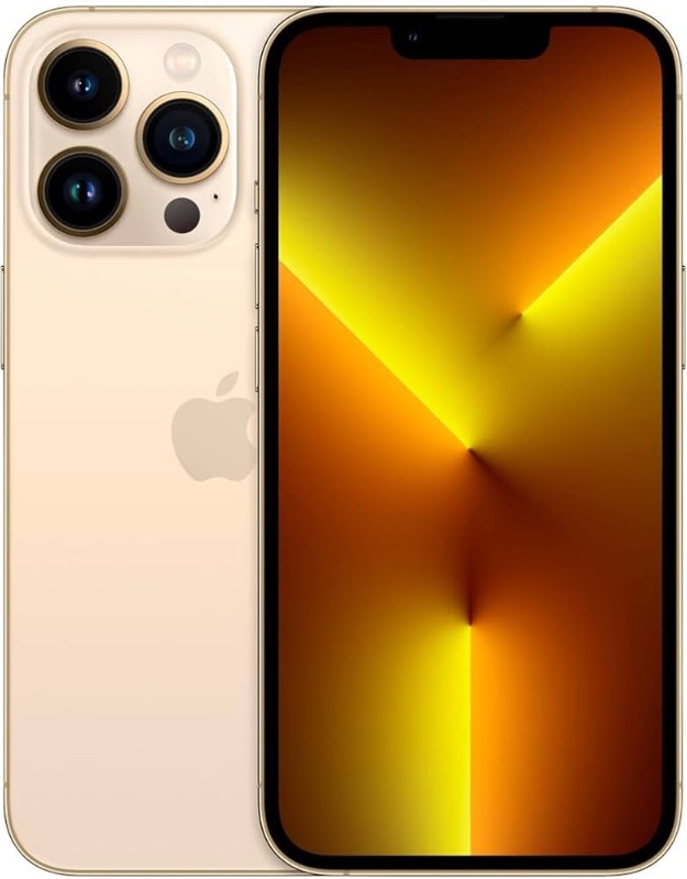 Photo 1 of Apple iPhone 13 Pro Max, 128GB, Gold - Unlocked (Renewed)