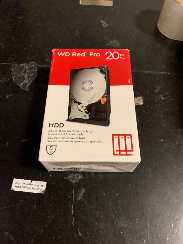 Photo 1 of Western Digital WD Ultrastar 20TB Internal Hard Drive WD200EDGZ 3.5 Inch HDD SATA 6Gb/s 7200RPM 512MB Cache (Renewed)