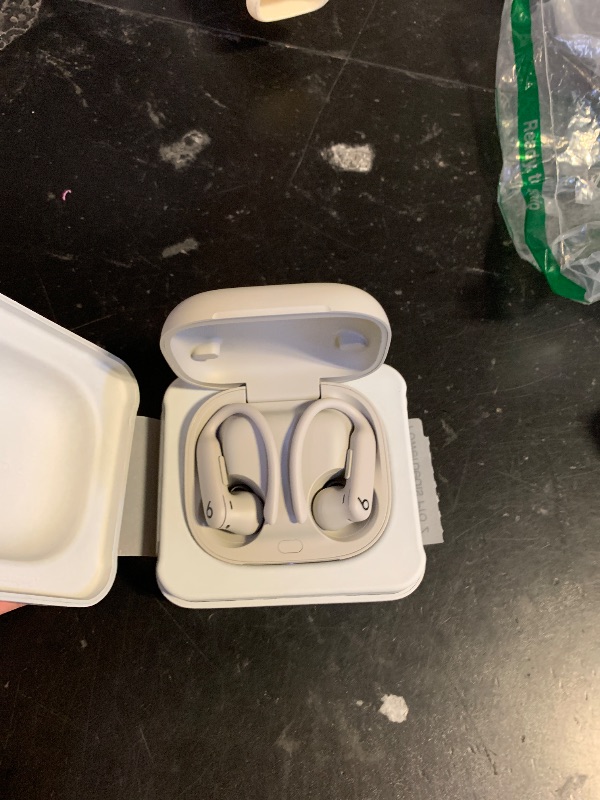 Photo 1 of Beats Powerbeats Pro 2 - Wireless Noise Cancelling Workout Earbuds with Secure- Fit Earhooks, Up to 45-Hour Battery with Charging Case, Sweat & Water Resistant, Heart Rate Monitoring - Quick Sand