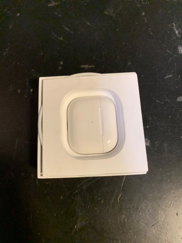 Photo 1 of Apple AirPods (3rd Generation) Wireless Earbuds with MagSafe Charging Case. Spatial Audio, Sweat and Water Resistant, Up to 30 Hours of Battery Life. Bluetooth Headphones for iPhone