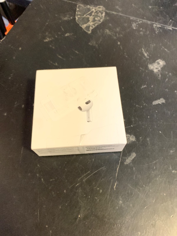 Photo 1 of Apple AirPods (3rd Generation) Wireless Earbuds with MagSafe Charging Case. Spatial Audio, Sweat and Water Resistant, Up to 30 Hours of Battery Life. Bluetooth Headphones for iPhone