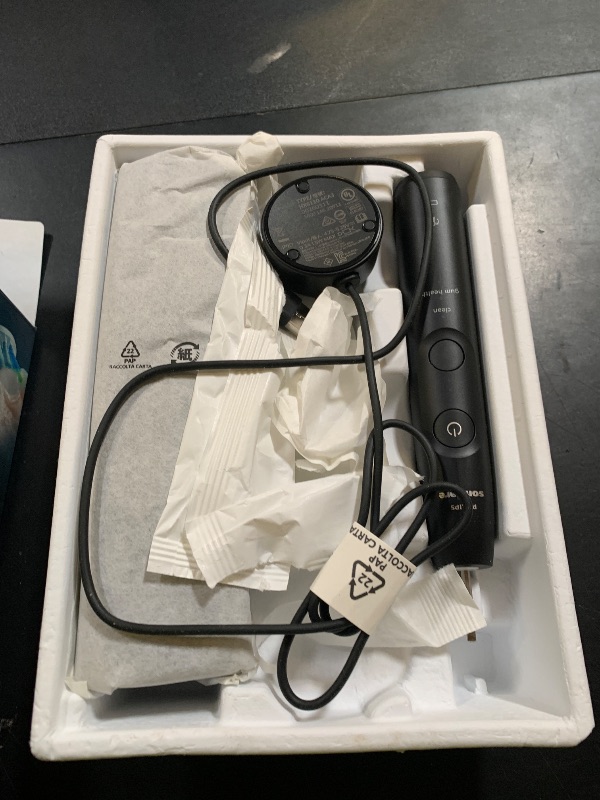 Photo 1 of Philips Sonicare 5950 Series Electric Toothbrush, with Pressure Sensor, for Sensitive Gums, 6 Brushing Settings, SmarTimer, BrushPacer, 21-Day Runtime, Travel Case, Black, HX7131/03