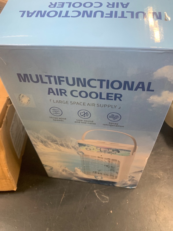 Photo 1 of Portable Air Conditioners,Air Conditioner,Ac Unit with 1600ML Water Tank,2 Spray Ports,3 Wind Speeds,3 Timers,10 kinds of Colorful Lights,Portable Ac Units for Room Camping Car Office