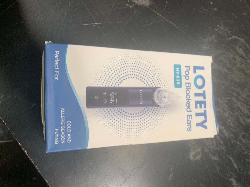 Photo 1 of Eustachian Tube Unclogger - Ear Pressure Relief Device for Flying & Diving, Unblock Eustachian Tube & Balancing Ear Pressure to Relieve Tinnitus and Earache,Adjustable Airflow, Rechargeable,Portable