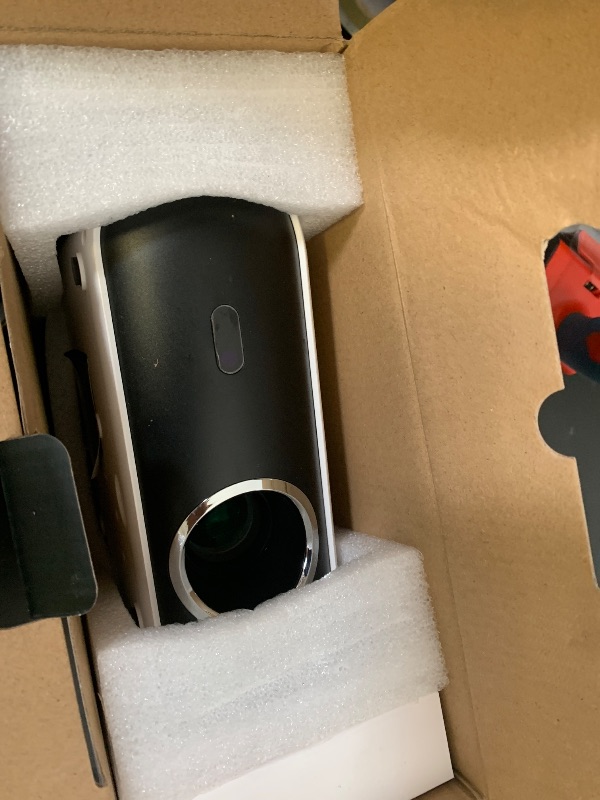 Photo 1 of HAPPRUN Native 1080P Projector, Bluetooth Home Theater Movie Projector with Built-in Speaker, Compatible with Smartphone, HDMI, Fire Stick, PS5, Indoor & Outdoor Use -With Google TV System