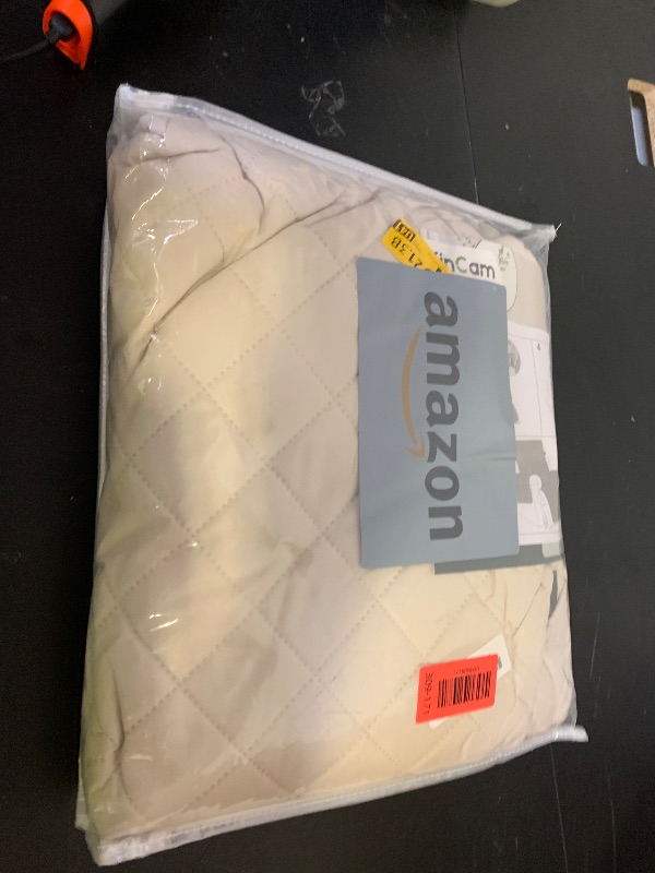 Photo 1 of KinCam 100% Waterproof Recliner Chair Cover, Reclining Couch Covers for Pets, Dogs, Recliner Couch Slipcover Furniture Protector with Elastic Straps for Kids(23.6", Ivory)
