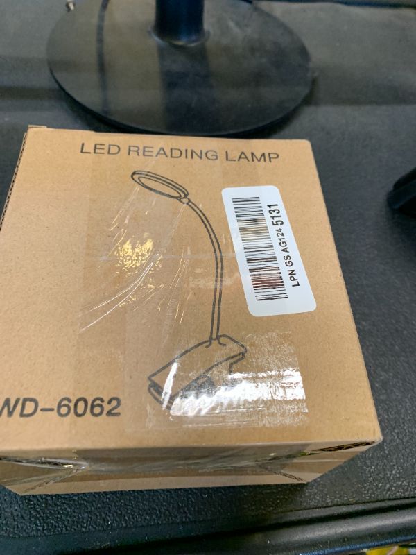 Photo 1 of SUNLONG Dorm Room Essential Clip on Light Wall-Mounted, 3 Color Portable Desk Light Mini Clip Lamp, Battery Operation Small Desk Lamp with Clamp, Reading Lights for Books Bunk Bed Headboard Makeup
