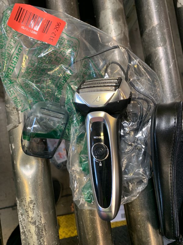 Photo 1 of Panasonic ARC5 Electric Razor for Men with Pop-Up Trimmer, Wet/Dry 5-Blade Electric Shaver with Intelligent Shave Sensor and Multi-Flex Pivoting Head, ES-LV65-S (Silver)