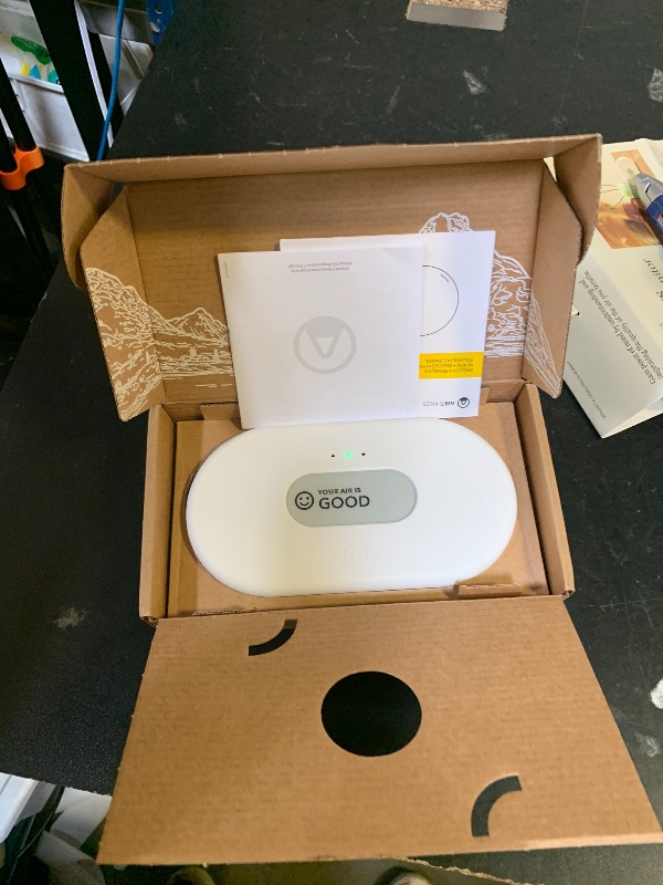 Photo 1 of Airthings 2960 View Plus - Battery Powered Radon & Air Quality Monitor (PM, CO2, VOC, Humidity, Temp, Pressure)