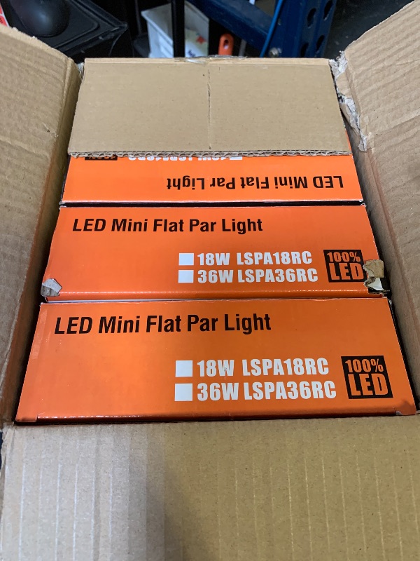 Photo 1 of Stage DJ Par Lights for Party: 36 RGB LED Uplighting Stage Light with Sound Activated Remote DMX Control - Uplights Disco Lights for Parties Events Club Dance Stage Lighting