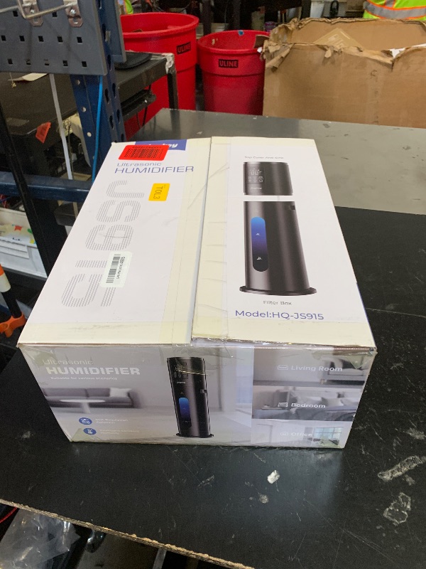 Photo 1 of Humidifiers for Bedroom Large Room Humidifiers for Home,7L/1.85Gal Large Humidifier with Smart App & Remote Control, 4 Mist Levels Cool Mist Humidifiers Black