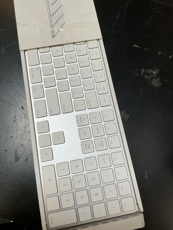 Photo 1 of Magic Keyboard with Touch ID and Numeric Keypad for Mac Models with Apple Silicon - US English - Black Keys
