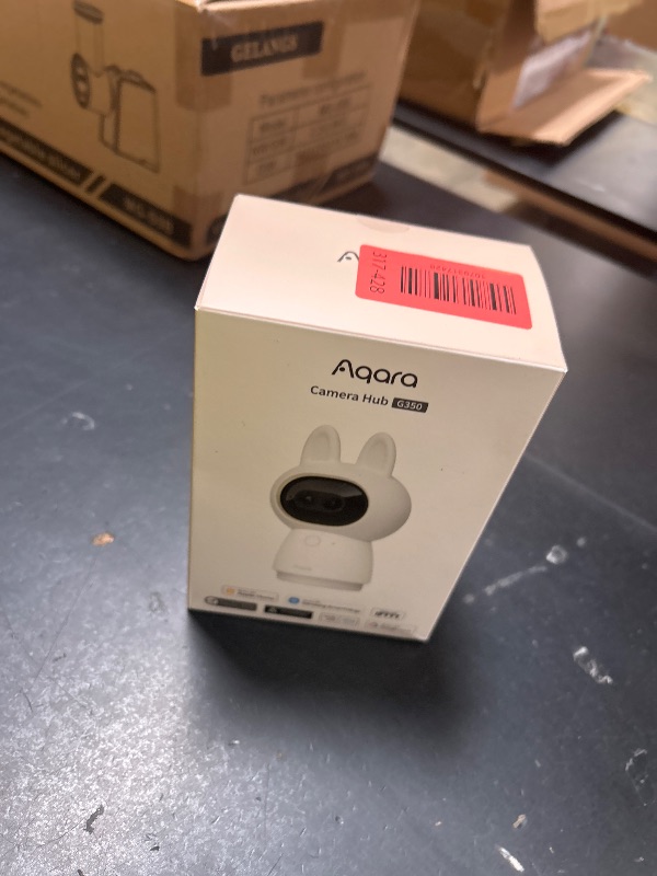 Photo 1 of Aqara 4K UHD Dual-Lens Matter Camera Hub G350, Indoor Security Camera 9X Zoom, 360° Pan & Tilt, AI Auto-Tracking, Face/Gesture Recognition, Works with Apple HomeKit, Alexa, Google Home, SmartThings