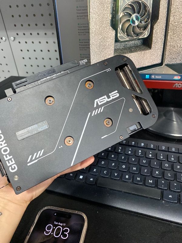 Photo 1 of ASUS Dual NVIDIA GeForce RTX 5060 Ti 16GB GDDR7 OC Edition Graphics Card, (PCIe 5.0, DLSS 4, HDMI 2.1b, DisplayPort 2.1b, 2.5-Slot, Axial-tech Fan, 0dB Technology), 3 Year Warranty